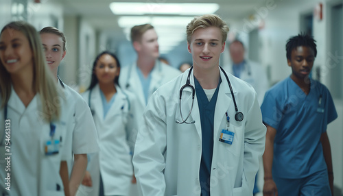 Group of medical students