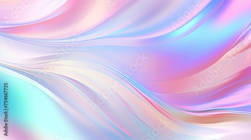 Iridescent Pastel Holographic Abstract soft pastel colors backdrop