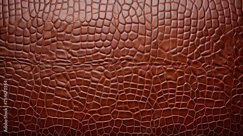 Close up of Brown Leather Texture Background