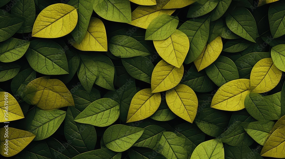 Natural Green Leaves Backdrop