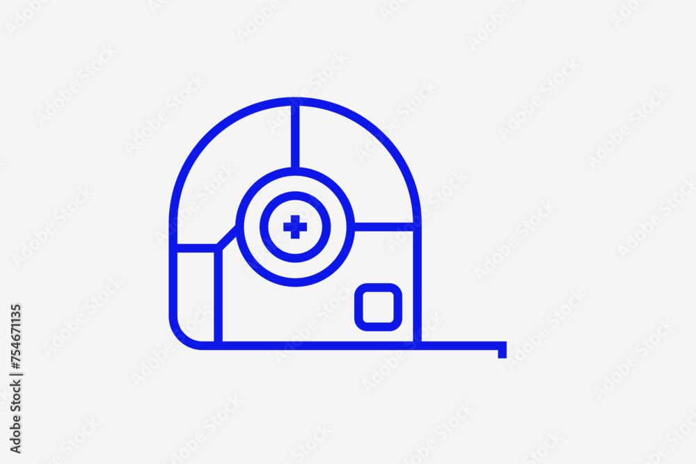 centimeter illustration in line style design. Vector illustration. centimeter illustration in line style design. Vector illustration.