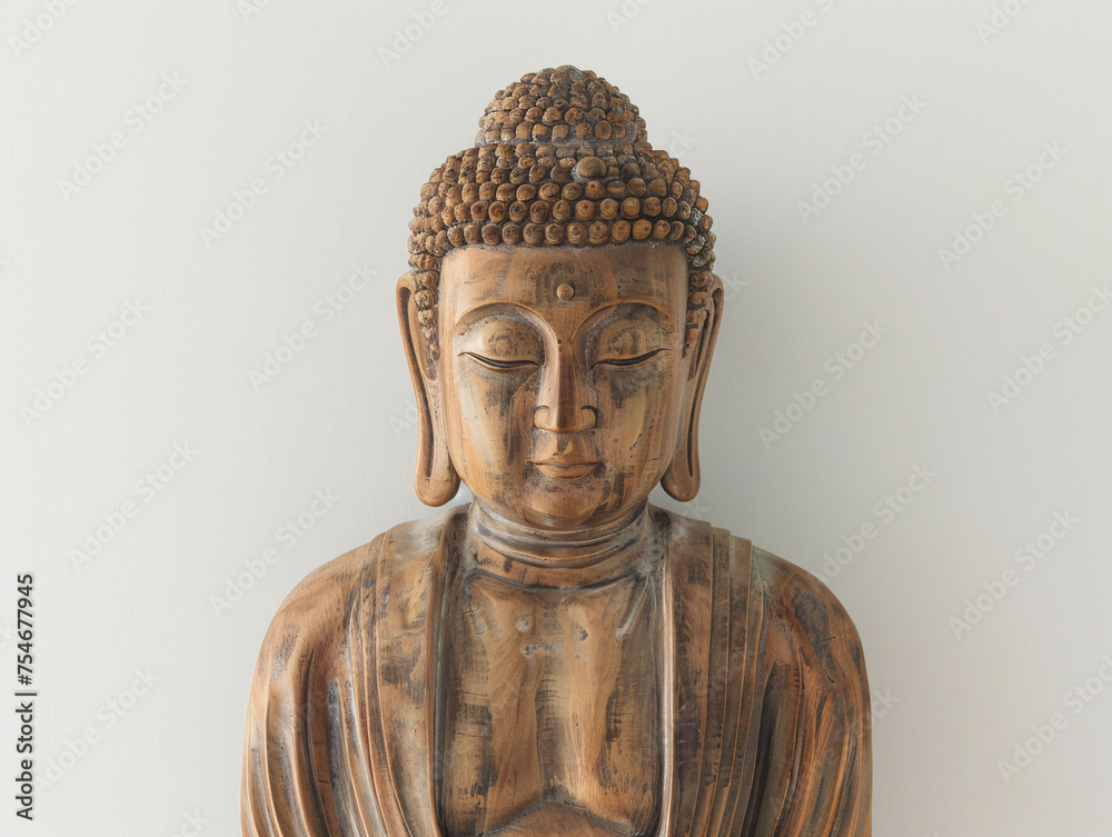 Minimalist Buddha: Serenity in a Unique Frame
