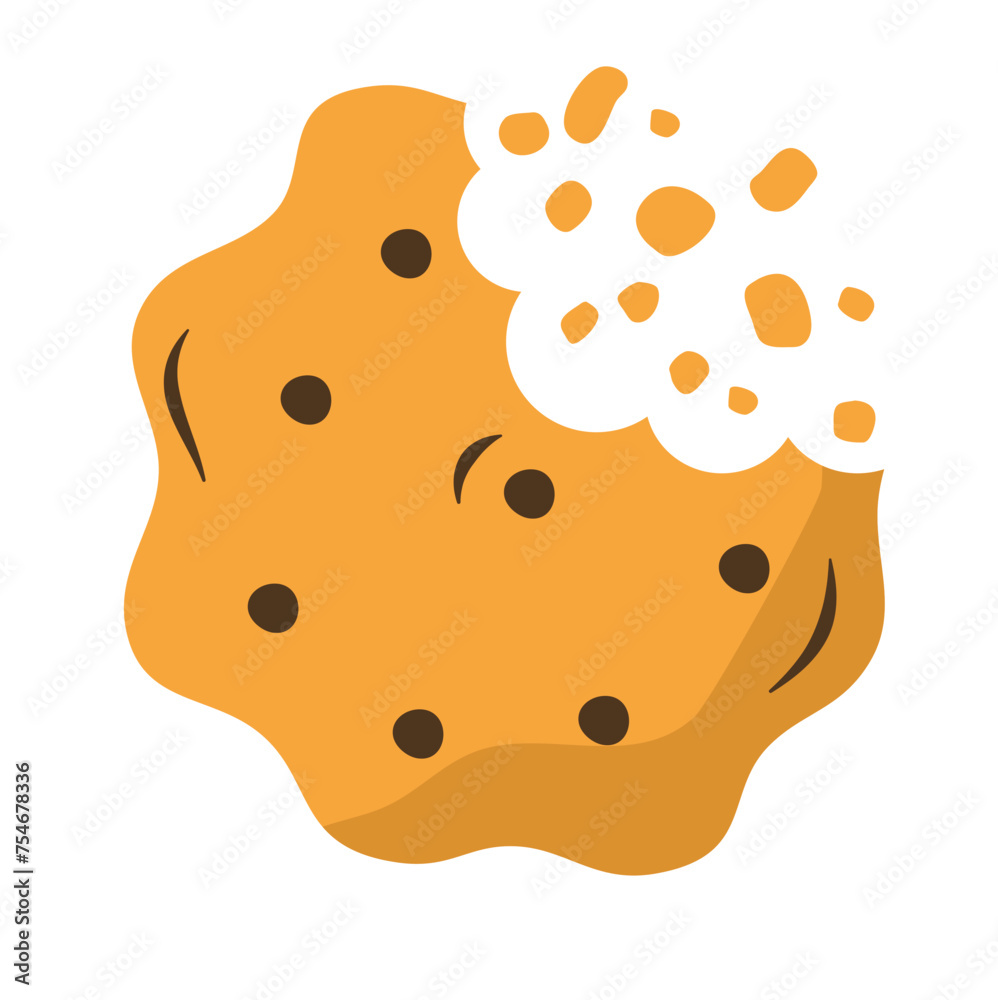 Bites of Sweet Biscuit Vector Bites of Sweet Biscuit Vector