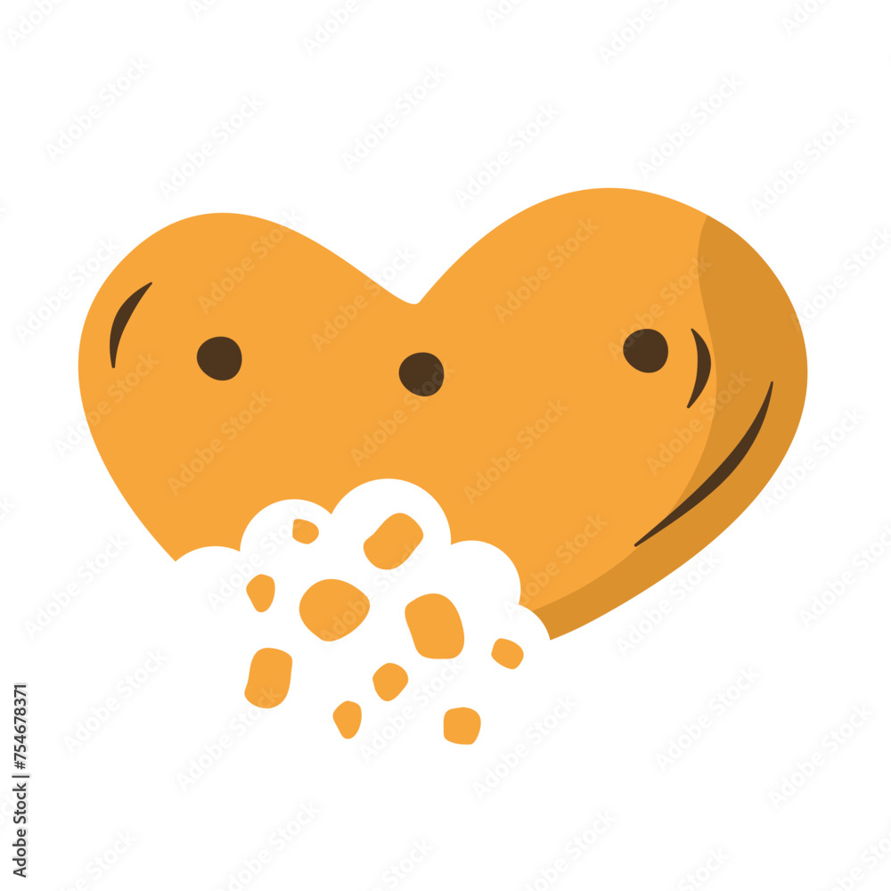 Bites of Sweet Biscuit Vector Bites of Sweet Biscuit Vector