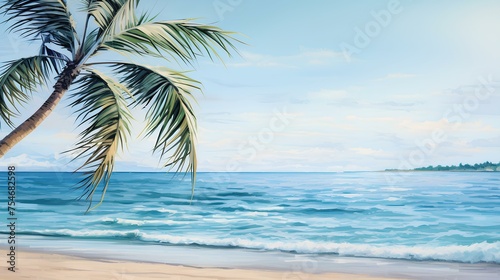 palm trees on the beach © Creative Hub