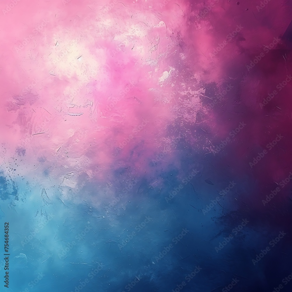 A colorful background with blue and pink tones