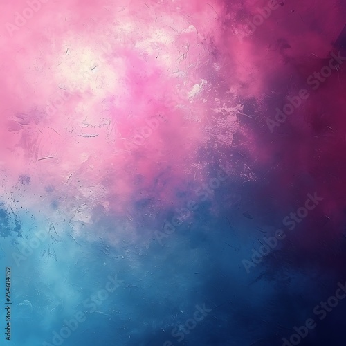 A colorful background with blue and pink tones