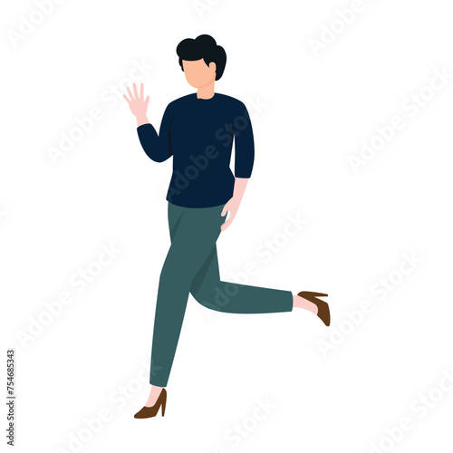 Businessman avatar best look illustration
