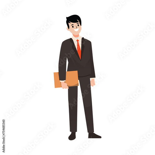 Businessman avatar best look illustration