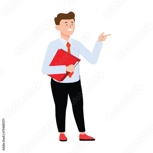 Businessman avatar best look illustration