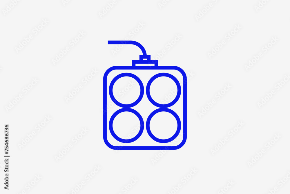 rosette illustration in line style design. Vector illustration. rosette illustration in line style design. Vector illustration.