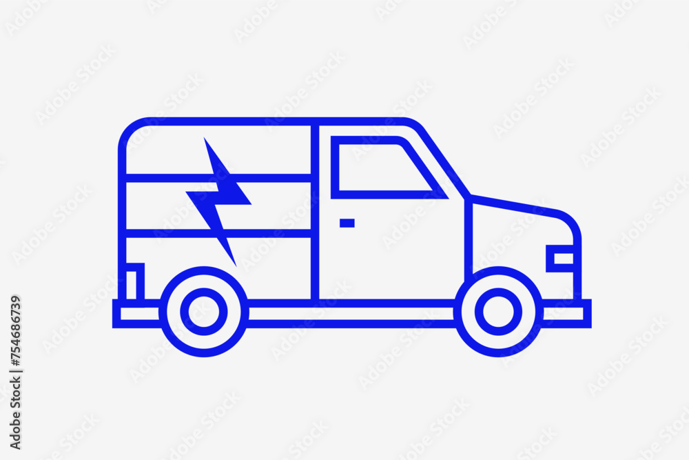 repair of electrical networks illustration in line style design. Vector illustration. repair of electrical networks illustration in line style design. Vector illustration.