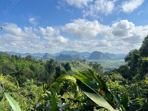 panorama landscape with mountains