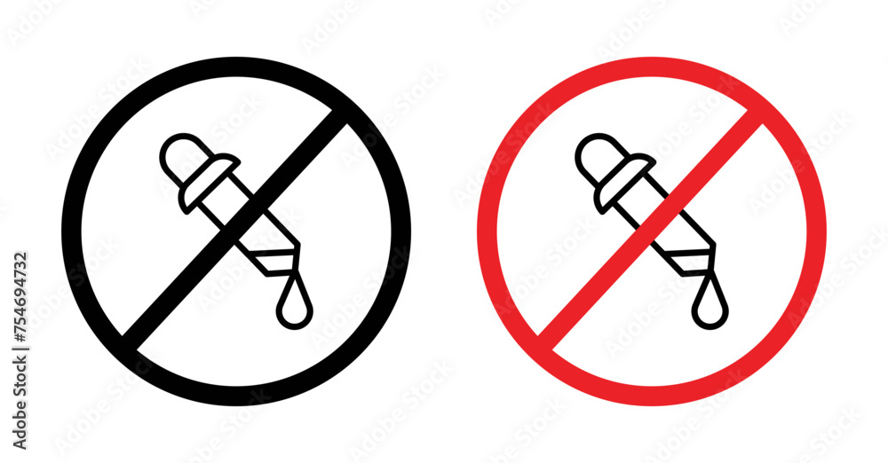 No artificial flavor icon line art vector No artificial flavor icon line art vector