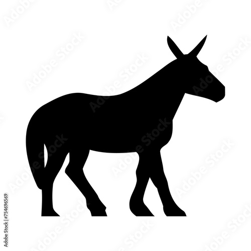 Donkey silhouette