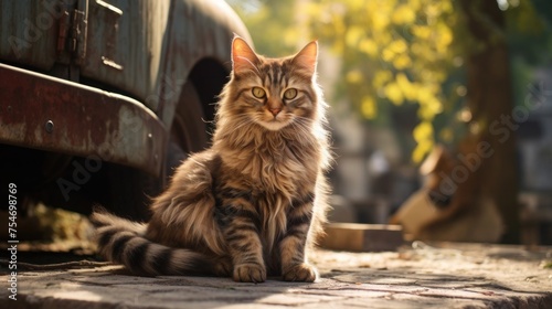 Portrait cat,cat is a cute cat and a funny, good-humored.They look cute and are good pets, easy to raise as pets. It is a playful, affectionate pet and is a favorite of the caregivers.