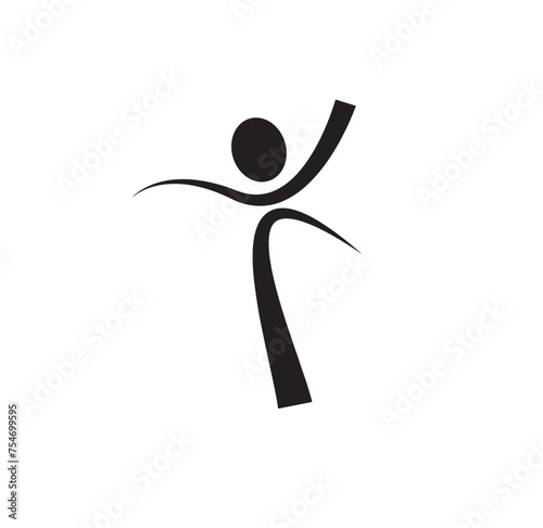 sport icon on white background	