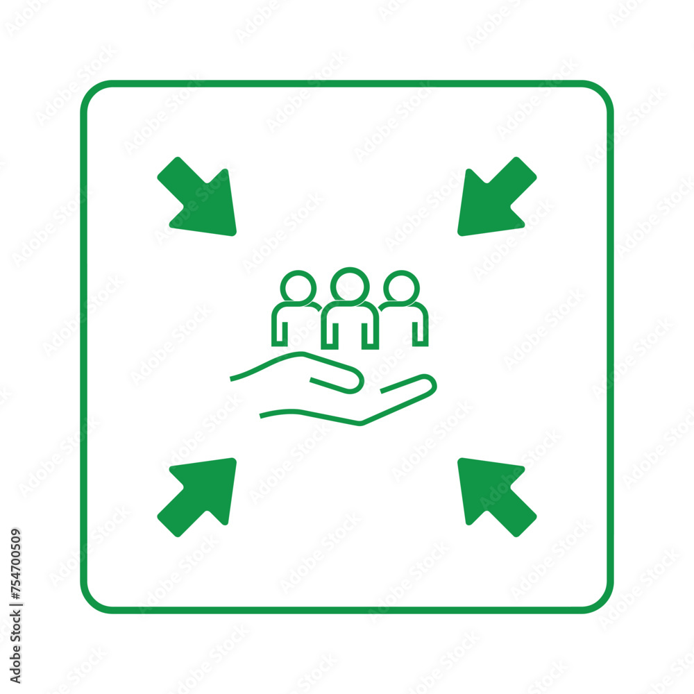 Assembly Point sign on white background
