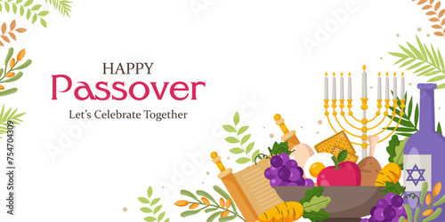 happy passover banner , for background and poster template