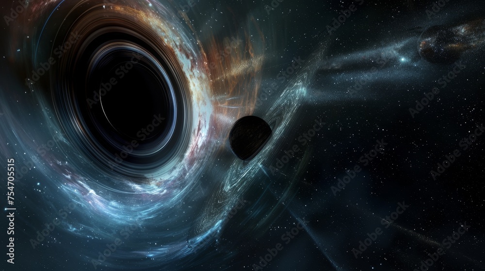 Black holes and gravitational waves in deep space