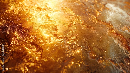 gold foil texture background © PT