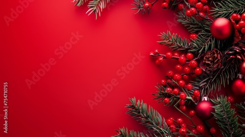 Festive red background  © Media Srock