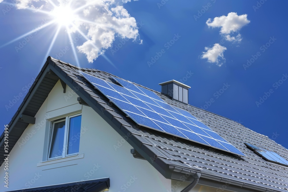 Fototapeta premium Pioneering Urban Innovations: Integration of Advanced Monitoring Systems with Circular Economy in Smart Home Designs.