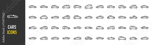 Car icons vector illustration