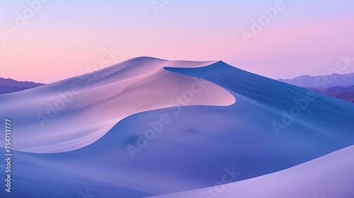 Serene Desert Dunes at Twilight