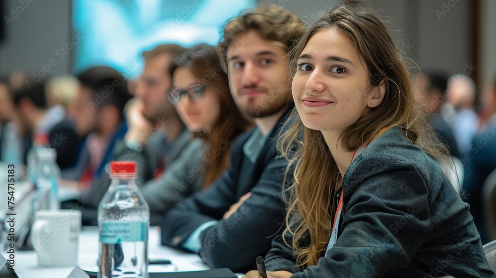An entrepreneurship conference where leaders in business and finance