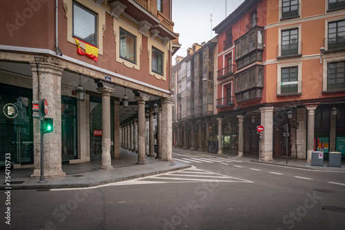 Valladolid ciudad histórica y monumental del pasado con mucho patrimonio histórico España en Europafuentes de composiciones y fotomontajes photo