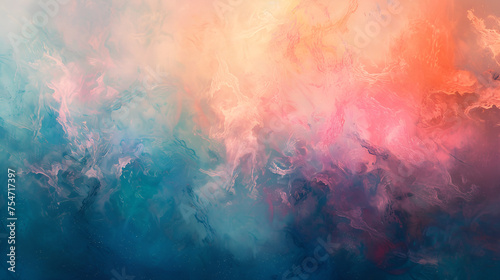 Ethereal painting background, generative ai © Chaman