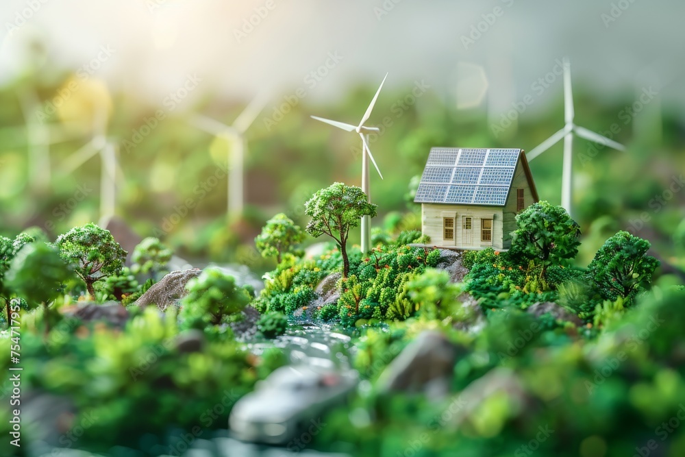 Smart Home Home energy efficient climate control with EV Wallbox