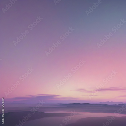 Pastel sky with aurora scenery with smooth color transition. © Pram