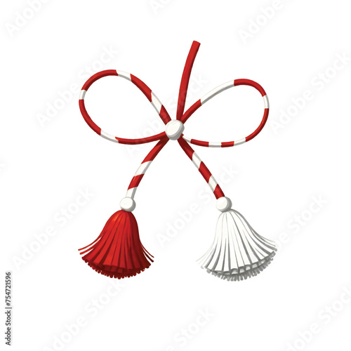 martisor talisman, gift, traditional accessory for holiday of early spring in Romania and Moldova