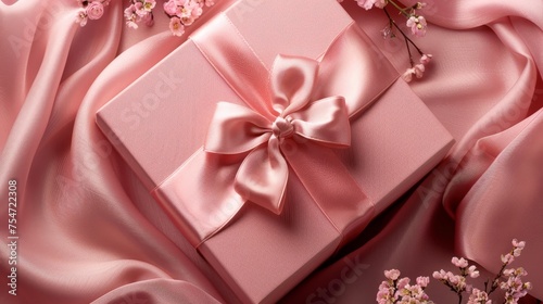 Pink gift box