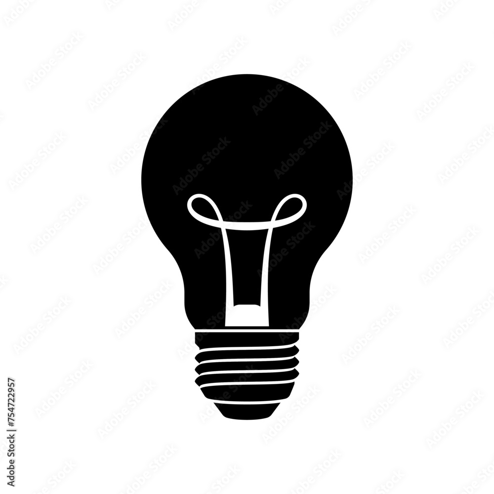 Light bulb vector isolated on white background. Light bulb vector isolated on white background.
