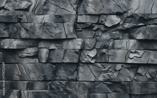 A striking slate grey and granite pattern, perfect for architectural and design projects. Generative AI.