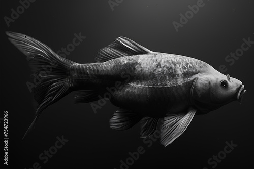 A full body shot of a Fish, animal © jirasin