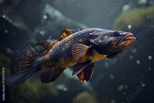 A full body shot of a Fish, animal © jirasin