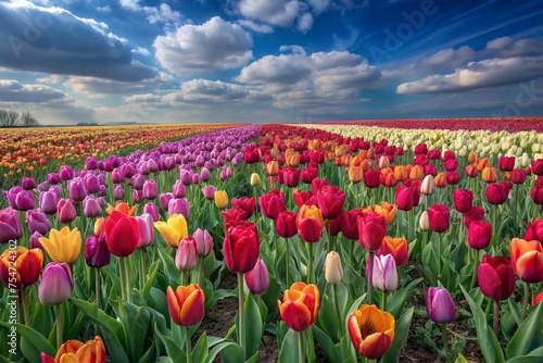 field of tulips, colorful © Pat Bel