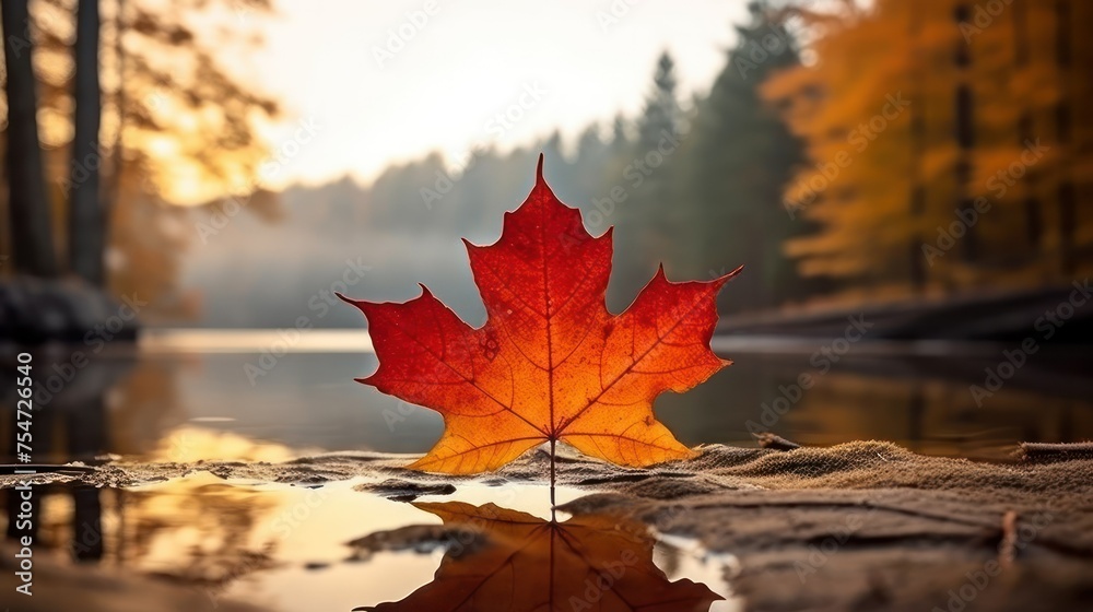 One vivid autumn colorful maple leaf in red and yellow colors. leaf color dry park close illustration forest autumn, natural season, outdoor garden leaf color dry park close One vivid autumn colorful maple leaf in red and yellow colors. leaf color dry park close illustration forest autumn, natural season, outdoor garden leaf color dry park close
