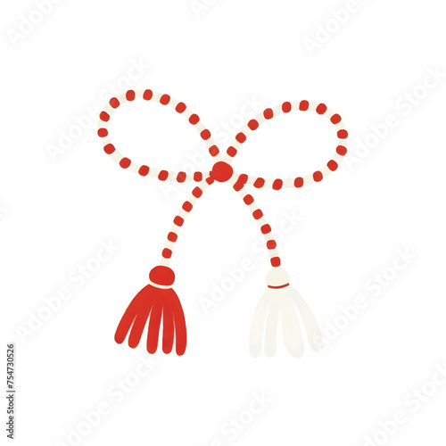 martisor talisman, gift, traditional accessory for holiday of early spring in Romania and Moldova