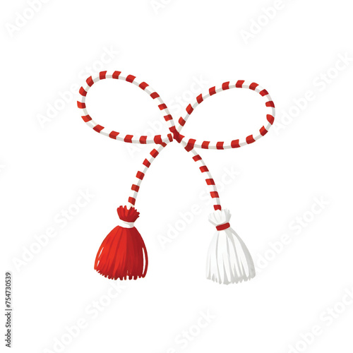 martisor talisman, gift, traditional accessory for holiday of early spring in Romania and Moldova