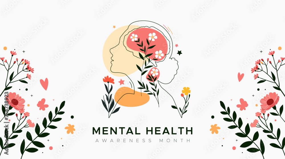 Mental Health Awareness Month. in May. Take care of your body, take ...