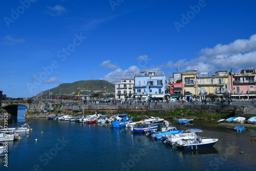 View of the beautiful sea city of Campania, near Naples © Wirestock