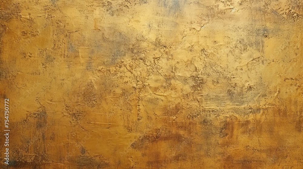 A grungy texture wall embellished with gold paper forms an abstract backdrop, adding depth and character to the composition. A grungy texture wall embellished with gold paper forms an abstract backdrop, adding depth and character to the composition.
