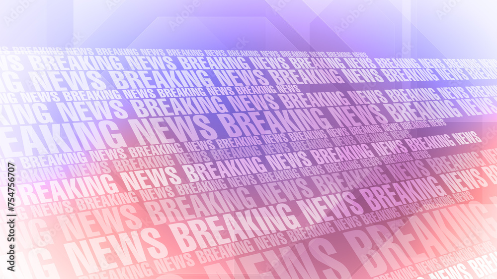 Background breaking news text abstract backdrop for worldwide news and global report online banner