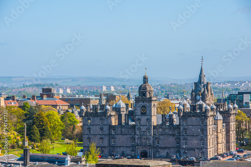The beautiful view of Edinburgh, Scotland, United Kingdom