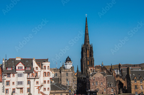 The beautiful view of Edinburgh, Scotland, United Kingdom © Herotozero